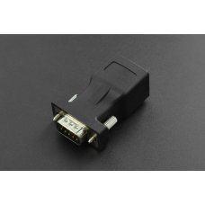 DB9 Male / Female to RJ45 Female Adapter