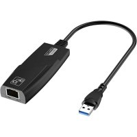ETZIN USB 3.0 to Ethernet Adapter, RJ45 LAN Port, 10/100 Mbps Fast Ethernet, Plug and Play Wired Network Adapter for Laptop PC MacBook, Windows 11/10/8/7, Mac and Linux, EPL-770UG