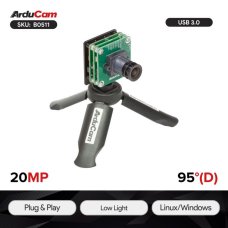 Arducam B0511/B0511C 20MP AR2020 Monochrome Manual Focus USB 3.0 Camera