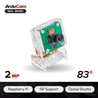Arducam B0381 2MP Global Shutter OV2311 Mono Camera Modules Pivariety (NoIR), compatible with Raspberry Pi ISP and Gstreamer Plugin