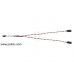 Pololu 2163 Twisted Servo Y Splitter Cable 12 inches (Female - 2x Male)