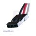 Pololu 2163 Twisted Servo Y Splitter Cable 12 inches (Female - 2x Male)