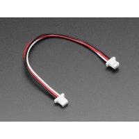 Adafruit 6404 JST SH Compatible 1mm Pitch 3-pin Plug-Plug Cable - 100mm long