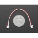 Adafruit 6404 JST SH Compatible 1mm Pitch 3-pin Plug-Plug Cable - 100mm long