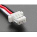 Adafruit 6406 JST SH Compatible 1mm Pitch 3-pin - Plug-Plug Cable - 200mm long