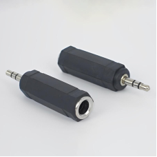 3.5mm Stereo Male to 6.35mm Female Audio Adapter Jack Aux Converter for Laptop Camera Mobile Phone Headphone Mic Computer