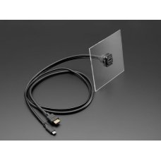 Adafruit 6118 Dual Panel Mount Extension Cable with HDMI / DVI and USB Type-C - 1 meter long
