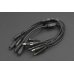 DC 5.5x2.1 One Female to Dual Male Power Cable Pack