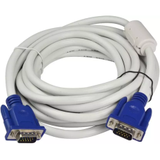 Techut 20 m Full Copper VGA Cable White for Computer, Projector White for Moniter, TFT, PC, DVR Techut 20 m Full Copper VGA Cable White for Computer, Projector White for Moniter, TFT, PC, DVR
