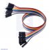 Pololu 4566 / 4567 / 4568 Ribbon Cable Premium Jumper Wires 10-Color F-F / M-F / M-M 12" (30 cm)