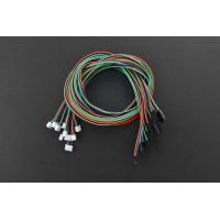 DFRobot FIT0773 Gravity: 4Pin I2C/UART Sensor Cable for Arduino - 50cm (10 Pack)