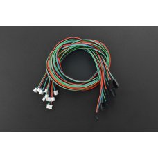 DFRobot FIT0773 Gravity: 4Pin I2C/UART Sensor Cable for Arduino - 50cm (10 Pack)