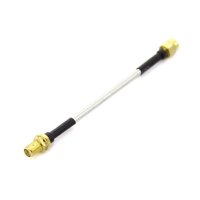 SMA M and F 6GHz Semi-Flexible cable RG402 - 10cm