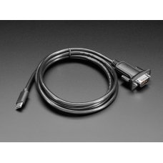Adafruit 5446 USB Type C to DB-9 Adapter Cable - 1.5m long