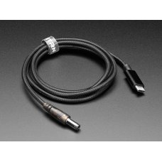 Adafruit 5501 Re-programmable USB Type-C PD to 2.1/5.5mm Barrel Jack Cable