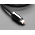 Adafruit 5788 Black Woven USB A to USB C Cable with 66W Watt Display - 1 meter 