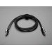 Adafruit 5789 USB C to USB C Cable w/ 100W Watt Display - 1 meter Black Woven