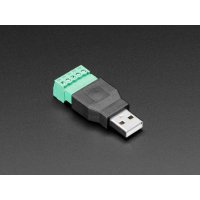 Adafruit 3628 USB-A Male Plug to 5-pin Terminal Block
