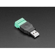 Adafruit 3628 USB-A Male Plug to 5-pin Terminal Block