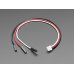 Adafruit 3893 / 3894 STEMMA JST PH 3-Pin to Male Header Cable / Female header sockets - 200mm