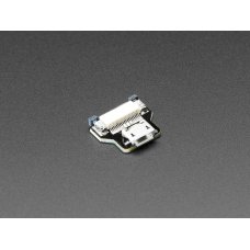 Adafruit 4107 DIY USB Cable Parts - Straight Micro B Jack 