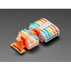 Adafruit 5620 Snap Action Connector Buckle - Pack of 2 - Orange DF-24