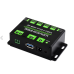 Waveshare 27837 4-Ch USB 3.2 Gen1 HUB, Metal Case With Wall-Mount Support, Driver-Free, Plug-And-Play, Multiple Systems Support