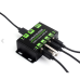 Waveshare 27837 4-Ch USB 3.2 Gen1 HUB, Metal Case With Wall-Mount Support, Driver-Free, Plug-And-Play, Multiple Systems Support