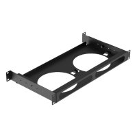 UCTRONICS U6265 Mac Mini Rack Mount with Side Brackets, 19" 1U Rackmount Supports up to 2 Units of All Mac Mini M1 and The Previous Models