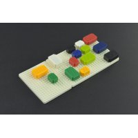 Multi-color Block Building Breadboard Kit