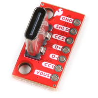 SparkFun BOB-23055 USB-C Breakout - Vertical