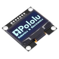 Pololu 3761 Graphical OLED Display: 128x64, 1.3", White Pixels, SPI, Black PCB