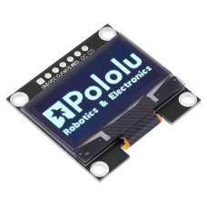 Pololu 3761 Graphical OLED Display: 128x64, 1.3", White Pixels, SPI, Black PCB