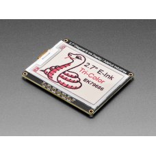 Adafruit 4098 2.7 Tri-Color eInk / ePaper Display with SRAM - Red Black White