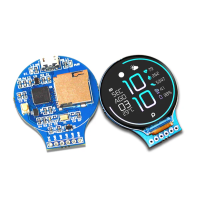 Roundy - Round LCD Board based on RP2040/ESP-12E