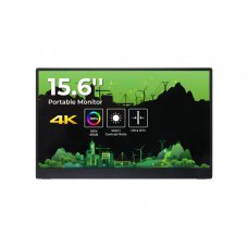 15.6inch Monitor - 4K, IPS, 16:9, HDR, Backlight, audio output, up to 400cd/m² brightness, mini HDMI, Type-C, audio output jack, speaker, 12 language menus