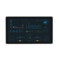 Waveshare 24108 / 24112 21.5inch Capacitive Touch Monitor, 1080×1920 Full HD, Optical Bonding Toughened Glass Panel, HDMI, 10-Point touch