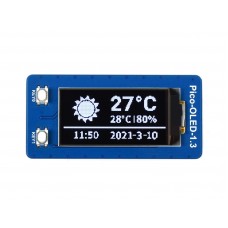 1.3 inch OLED Display Module for Raspberry Pi Pico - SPI / I2C