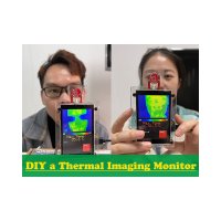 Makerfabs DIY Thermal Camera ESP32S3 Display with MLX90640