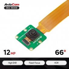 Arducam B0308 12MP IMX708 Fixed Focus HDR High SNR Camera Module for Raspberry Pi