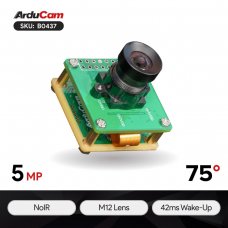 ArduCam B0436 / B0437 Mega 5MP SPI Camera Module with M12 Lens (IR/NoIR) for Any Microcontroller