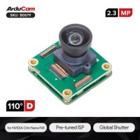 Arducam B0579 Global Shutter Camera Module for NVIDIA Jetson Orin Nano/NX, 2.3MP High res. & Onboard ISP for Robotics & Machine Vision