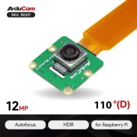 Arducam B0311 12MP IMX708 Autofocus Camera Module 3 with HDR Mode and PDAF Function for Raspberry Pi