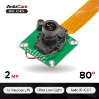 2MP IMX462 Color Ultra Low Light STARVIS Camera Module with 141°(H)  Wide-Angle M12 Lens for Raspberry Pi - Arducam