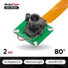 Arducam B0424 2MP Ultra Low Light STARVIS IMX290 Motorized IR-CUT Camera for Raspberry Pi