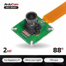 ArduCam B0407 2MP IMX462 Color Ultra Low Light STARVIS HDR Camera Module with M12 Lens for Raspberry Pi