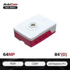Arducam B0513 Pivistation 5 Hawkeye, 64MP PDAF All-in-one Raspberry Pi 5 Camera Kit