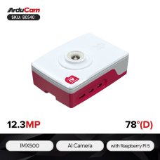 Arducam B0540 for Raspberry Pi AI Camera Kit, IMX500 All-in-one Pivistation 5 AI Camera Kit
