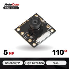ArduCAM B0035 OV5647 NoIR Camera Board /w M12x0.5 mount for Raspberry Pi 4/3B+/3 Camera