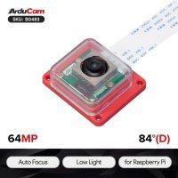 Arducam B0483 1/1.32" 64MP Auto Focus Camera Module for Raspberry Pi